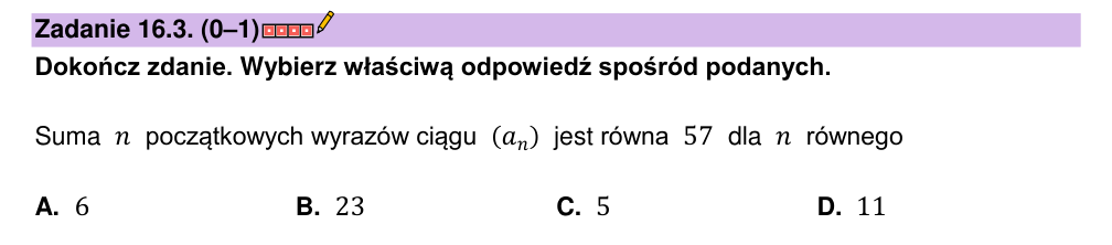 Zadanie 16.3 z arkusza CKE, wrzesień 2022 (oryginał)