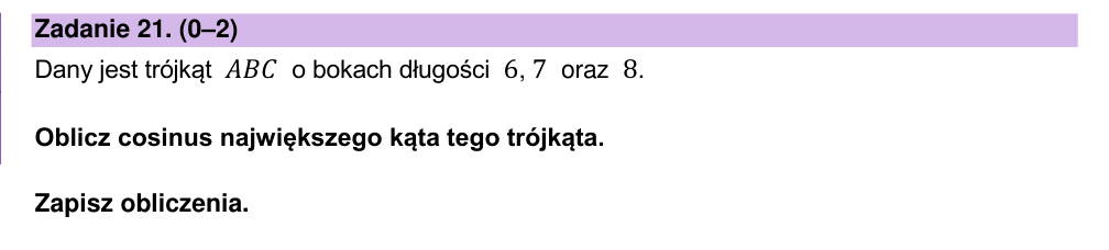 Zadanie 21 z arkusza CKE, wrzesień 2022 (oryginał)