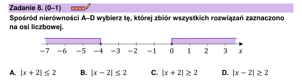 Zadanie 8 z arkusza CKE, wrzesień 2022 (oryginał)