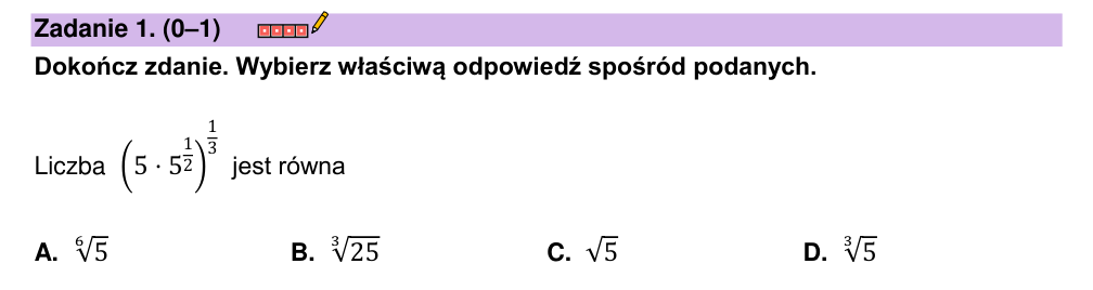 Zadanie 1 z arkusza CKE, grudzień 2022 (oryginał)