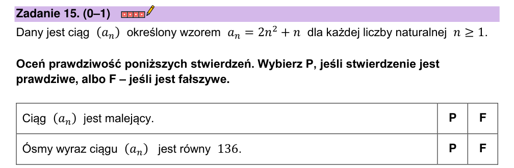 Zadanie 15 z arkusza CKE, grudzień 2022 (oryginał)