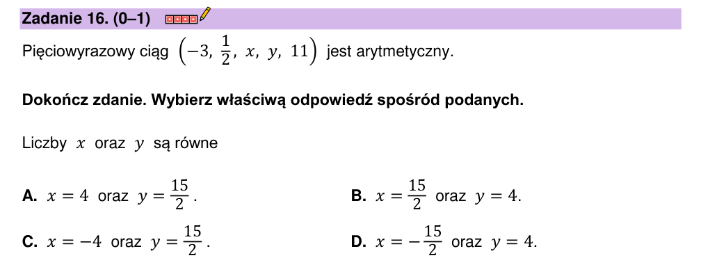Zadanie 16 z arkusza CKE, grudzień 2022 (oryginał)