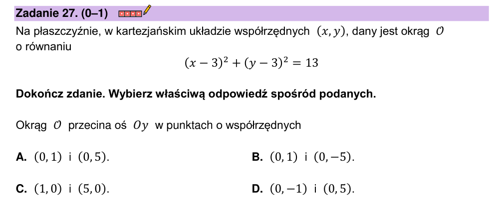 Zadanie 27 z arkusza CKE, grudzień 2022 (oryginał)