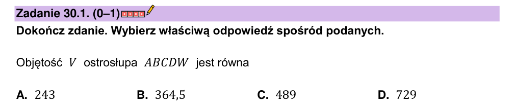 Zadanie 30.1 z arkusza CKE, grudzień 2022 (oryginał)