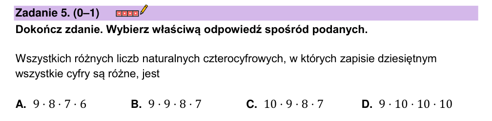 Zadanie 5 z arkusza CKE, grudzień 2022 (oryginał)