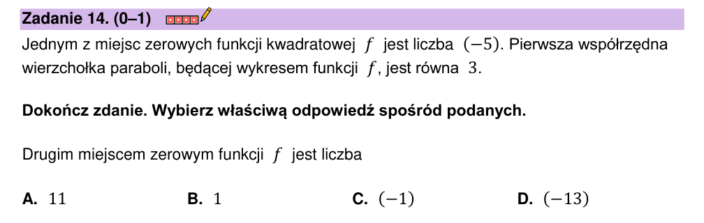Zadanie 14 z arkusza CKE, maj 2023 (oryginał)