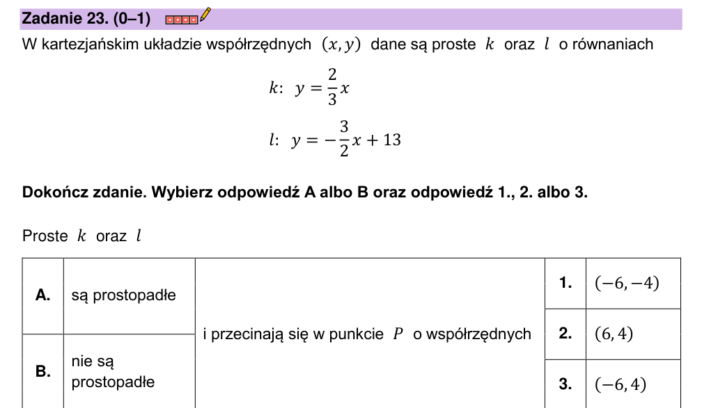 Zadanie 23 z arkusza CKE, maj 2023 (oryginał)