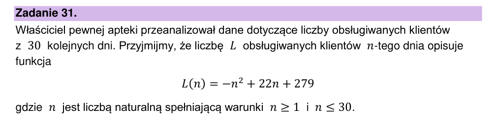 Zadanie 31.1 z arkusza CKE, maj 2023 (oryginał)