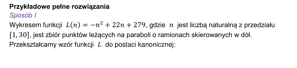 Przykładowe rozwiązanie CKE do zadania 31.2