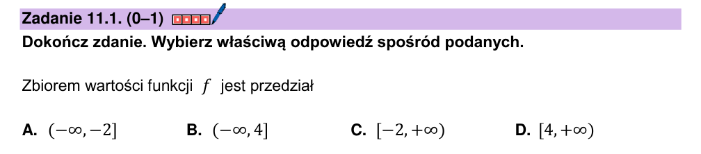Zadanie 11.1 z arkusza CKE, grudzień 2023 (oryginał)