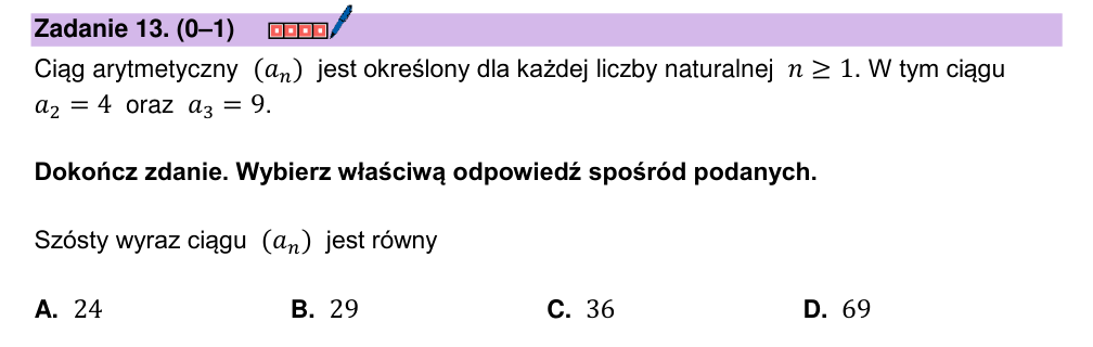 Zadanie 13 z arkusza CKE, grudzień 2023 (oryginał)
