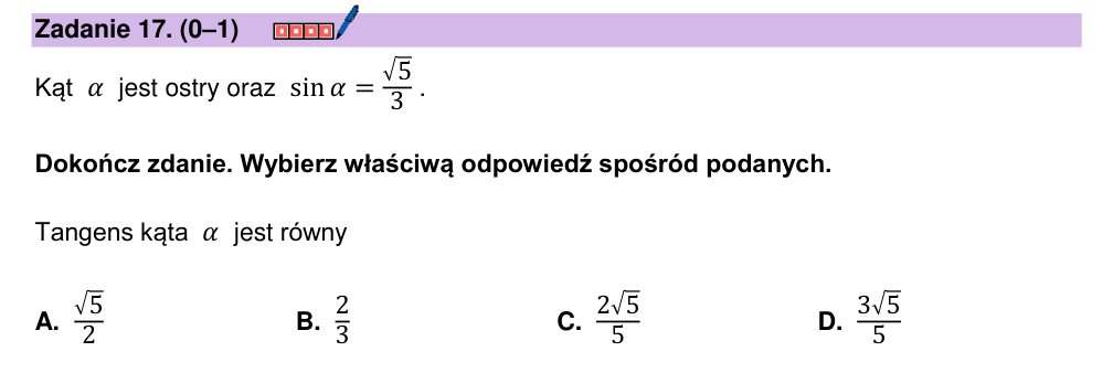 Zadanie 17 z arkusza CKE, grudzień 2023 (oryginał)