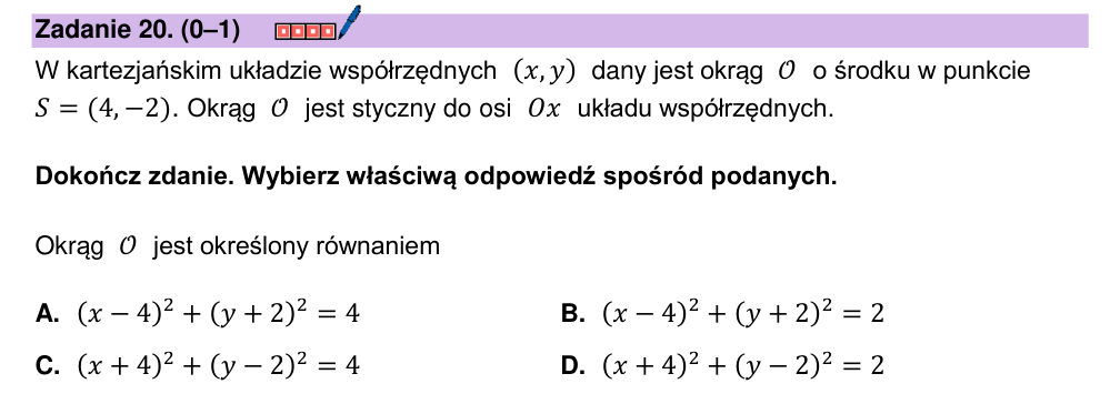 Zadanie 20 z arkusza CKE, grudzień 2023 (oryginał)