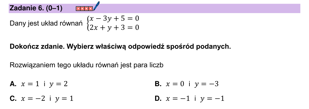 Zadanie 6 z arkusza CKE, grudzień 2023 (oryginał)