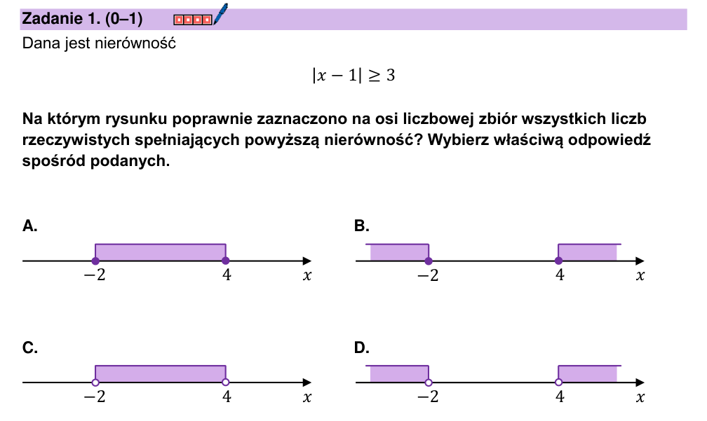 Zadanie 1 z arkusza CKE, maj 2024 (oryginał)