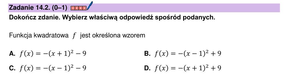 Zadanie 14.2 z arkusza CKE, maj 2024 (oryginał)