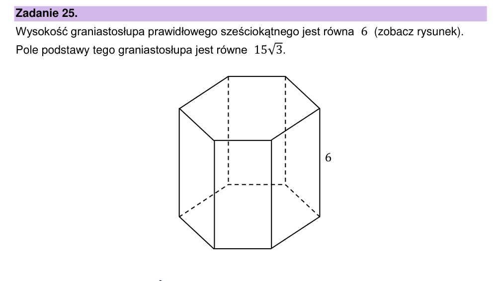 Zadanie 25.1 z arkusza CKE, maj 2024 (oryginał)