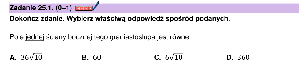 Zadanie 25.1 z arkusza CKE, maj 2024 (oryginał)