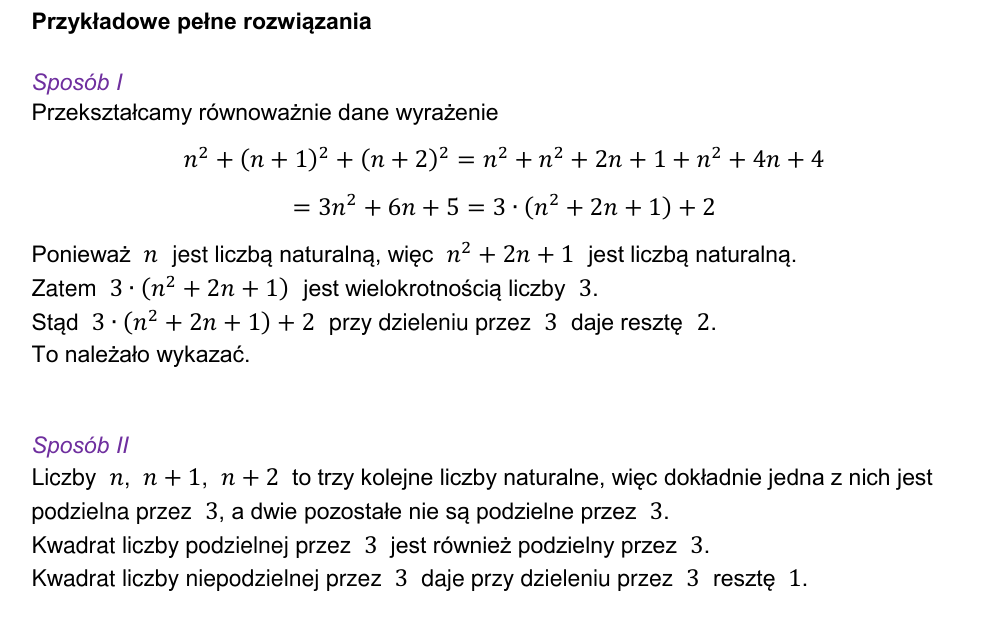 Przykładowe rozwiązanie CKE do zadania 3