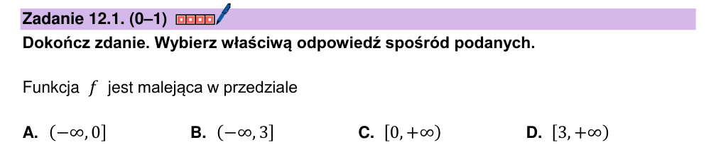 Zadanie 12.1 z arkusza CKE, grudzień 2024 (oryginał)