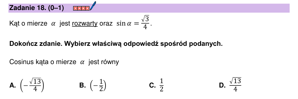 Zadanie 18 z arkusza CKE, grudzień 2024 (oryginał)