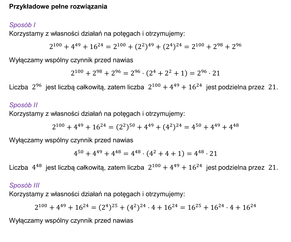 Przykładowe rozwiązanie CKE do zadania 3