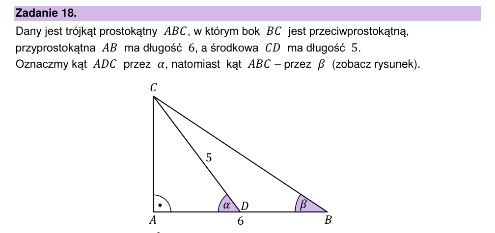 Zadanie 18.2 z arkusza CKE, maj 2025 (oryginał)