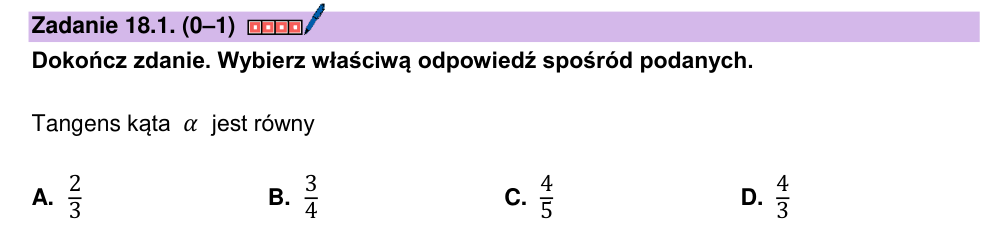 Zadanie 18.1 z arkusza CKE, maj 2025 (oryginał)
