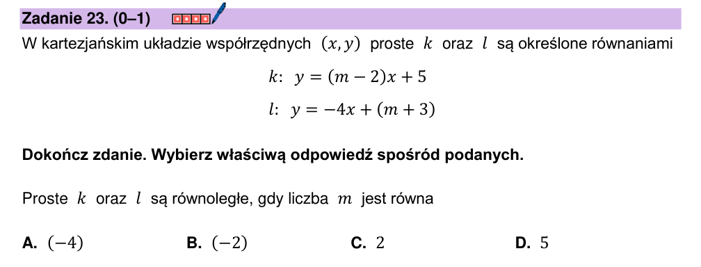 Zadanie 23 z arkusza CKE, maj 2025 (oryginał)