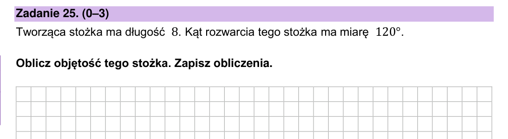 Zadanie 25 z arkusza CKE, maj 2025 (oryginał)