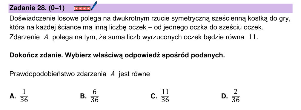 Zadanie 28 z arkusza CKE, maj 2025 (oryginał)