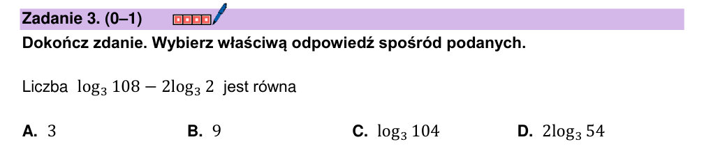 Zadanie 3 z arkusza CKE, maj 2025 (oryginał)