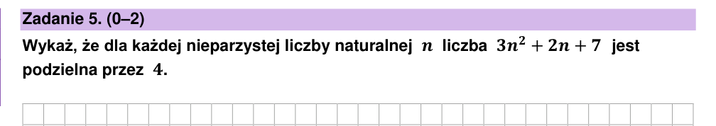Zadanie 5 z arkusza CKE, maj 2025 (oryginał)