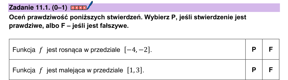 Zadanie 11.1 z arkusza CKE, marzec 2026 (oryginał)