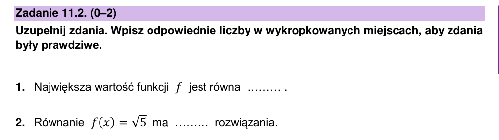 Zadanie 11.2 z arkusza CKE, marzec 2026 (oryginał)