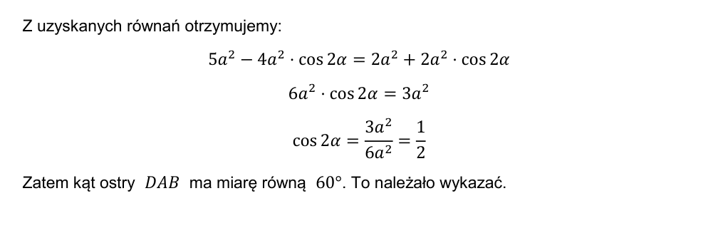Przykładowe rozwiązanie CKE do zadania 21
