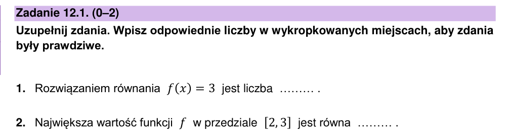 Zadanie 12.1 z arkusza CKE, maj 2026 (oryginał)