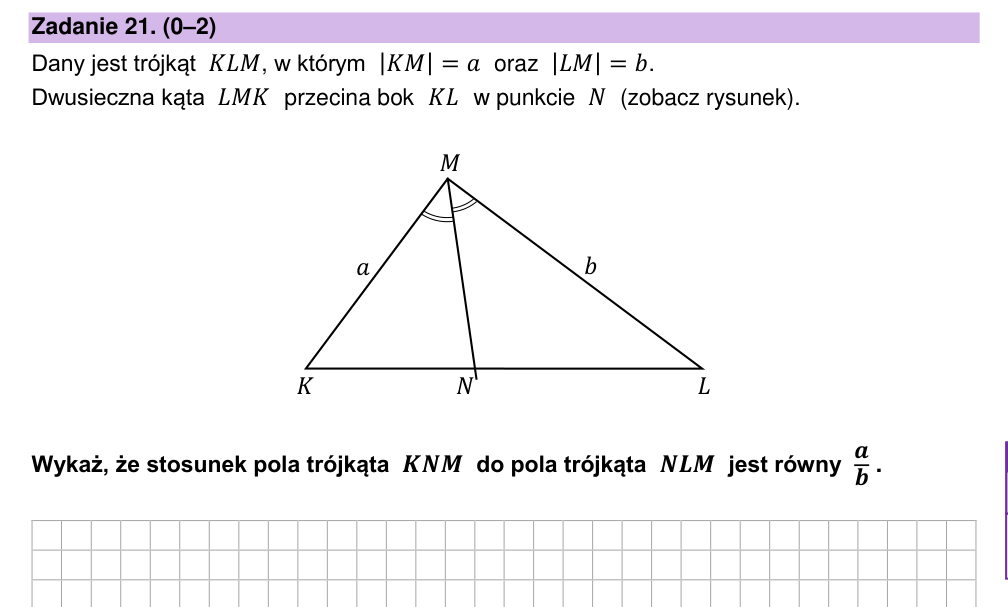 Zadanie 21 z arkusza CKE, maj 2026 (oryginał)