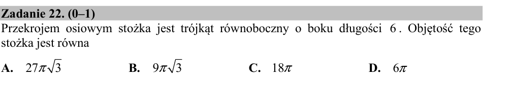 Zadanie 22 z arkusza CKE, maj 2015 (oryginał)