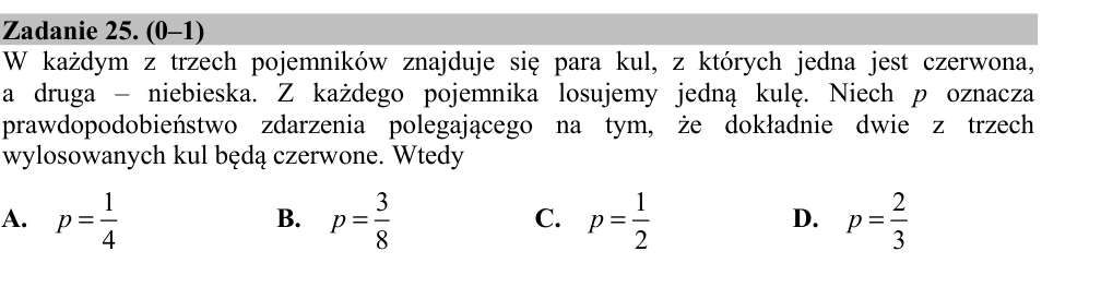 Zadanie 25 z arkusza CKE, maj 2015 (oryginał)