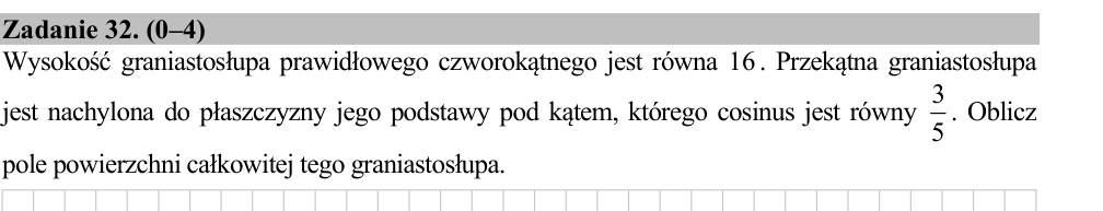 Zadanie 32 z arkusza CKE, maj 2015 (oryginał)