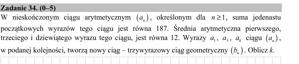 Zadanie 34 z arkusza CKE, maj 2015 (oryginał)