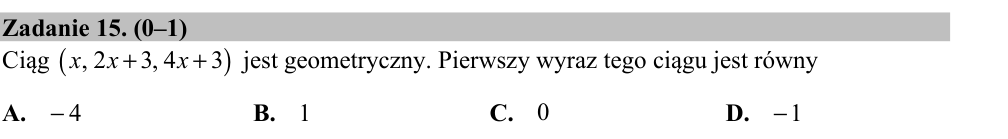 Zadanie 15 z arkusza CKE, maj 2016 (oryginał)