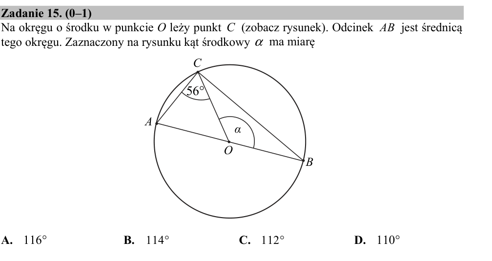 Zadanie 15 z arkusza CKE, maj 2017 (oryginał)