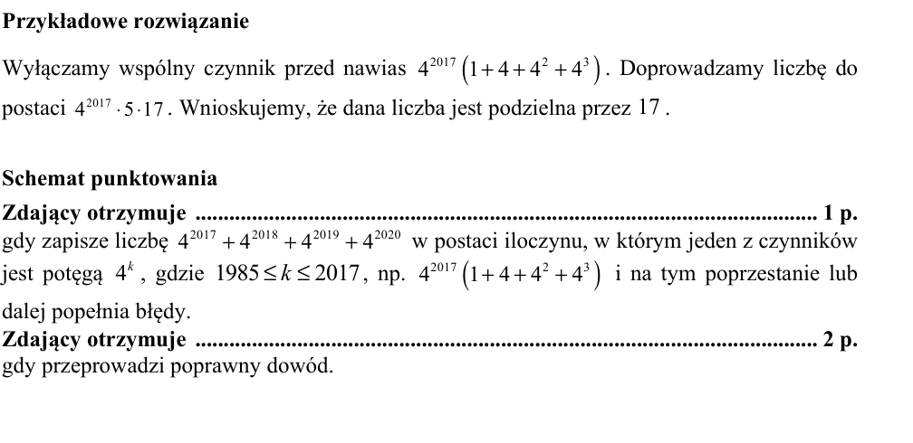 Przykładowe rozwiązanie CKE do zadania 27