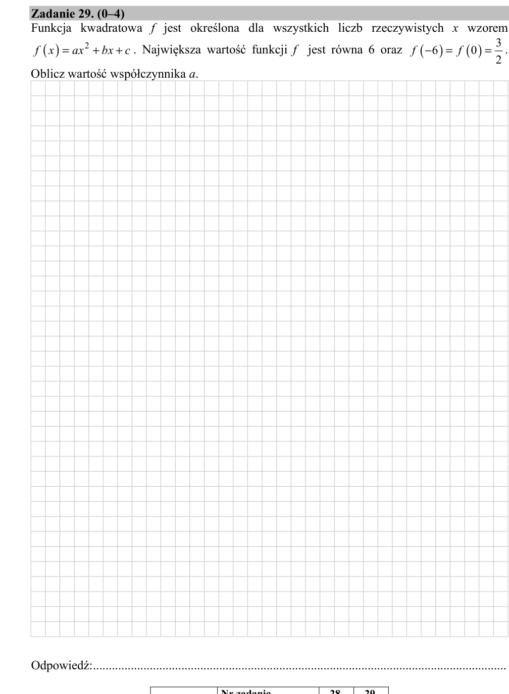 Zadanie 29 z arkusza CKE, maj 2017 (oryginał)