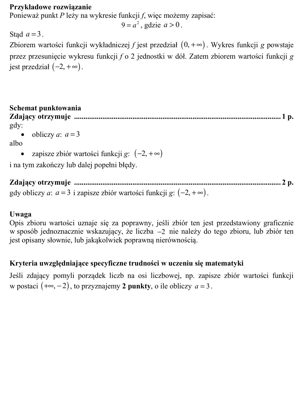 Przykładowe rozwiązanie CKE do zadania 30