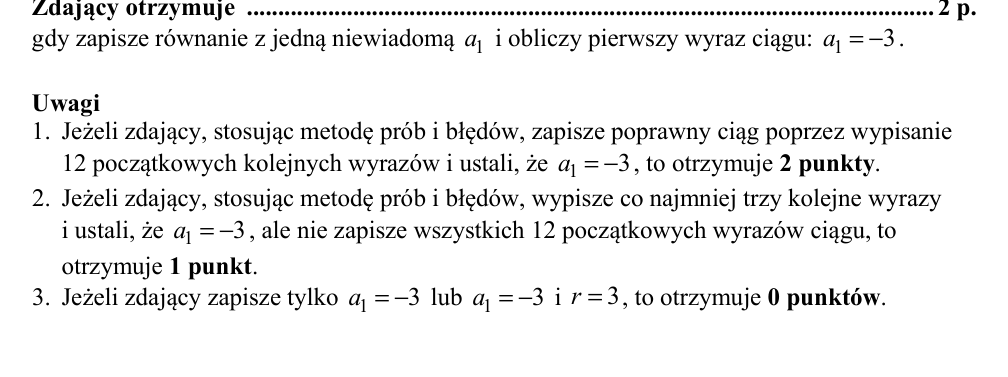 Przykładowe rozwiązanie CKE do zadania 31