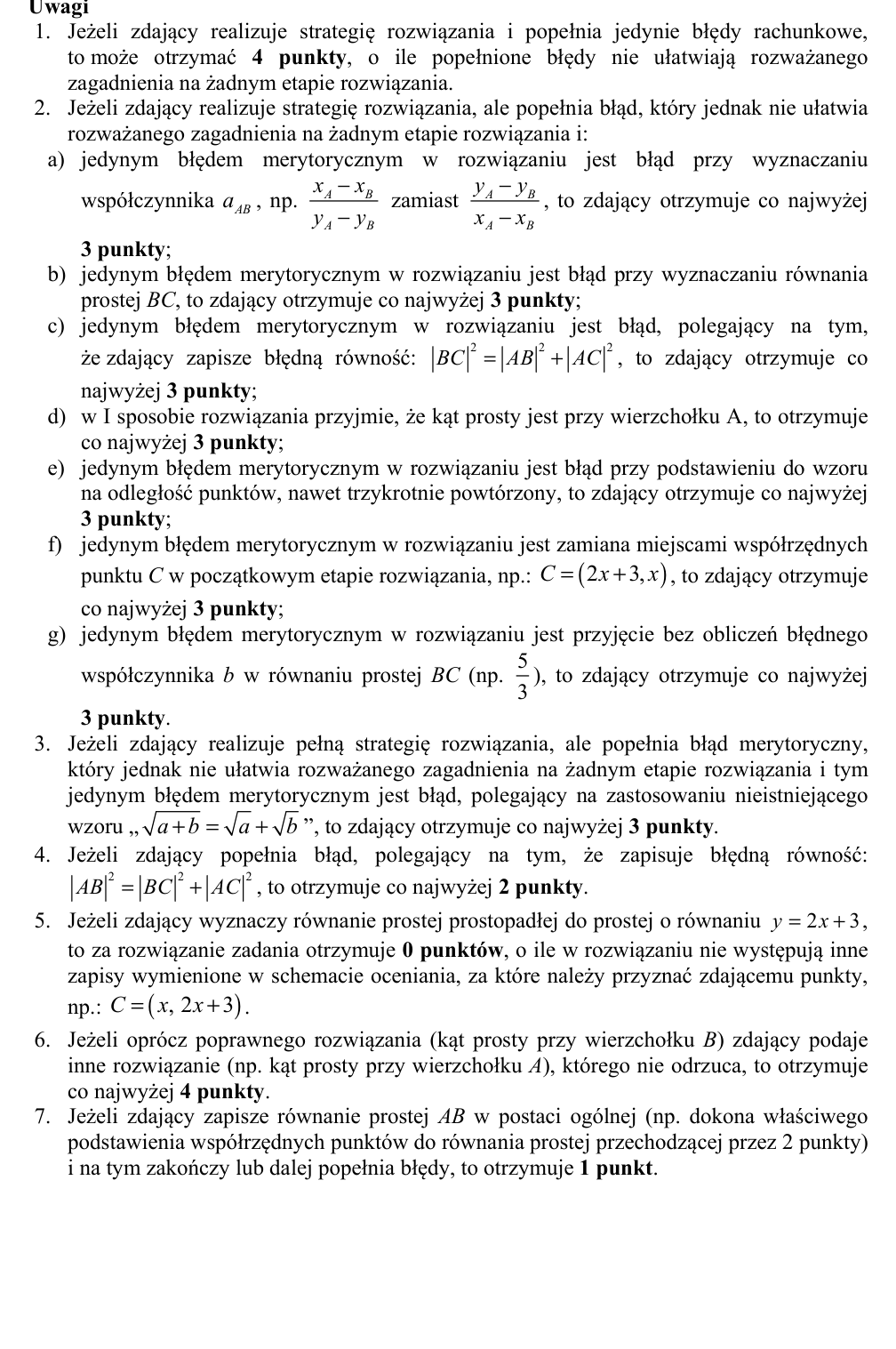 Przykładowe rozwiązanie CKE do zadania 32