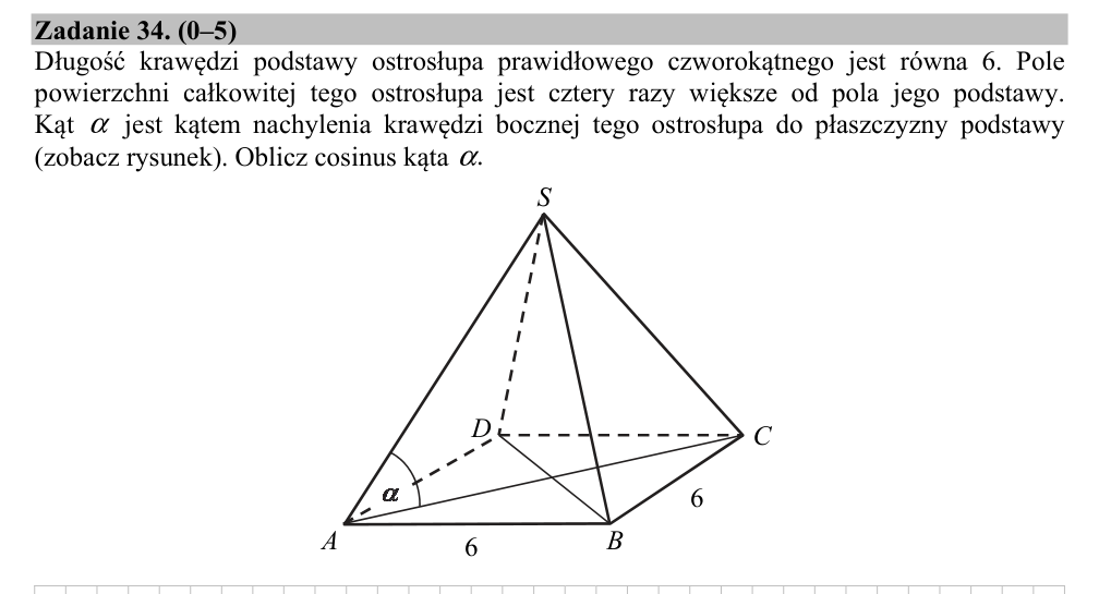 Zadanie 34 z arkusza CKE, maj 2019 (oryginał)